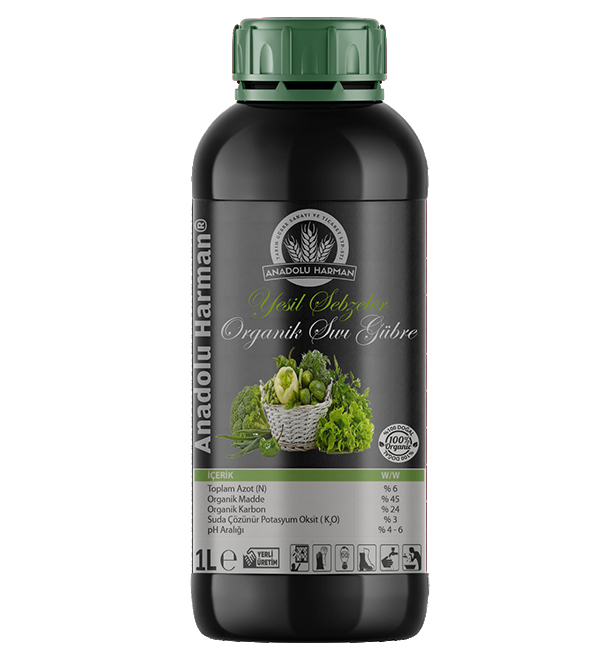 Organik Sıvı Yeşil Sebzeler Gübresi - 1